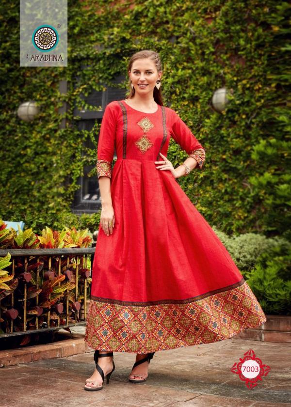 Aradhna Level 7 Ethnic Wear Long Anarkali Kurti Collection